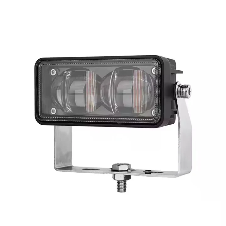 30w 110V High Brightness Safety Lamp Blue Red Green Led Straight Line for Forklift shown from the front