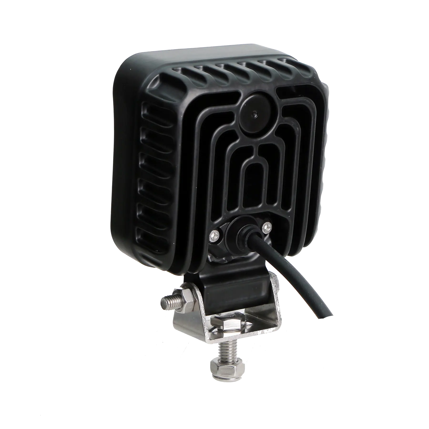 36W R10 LED WORK LAMP beam and lens view