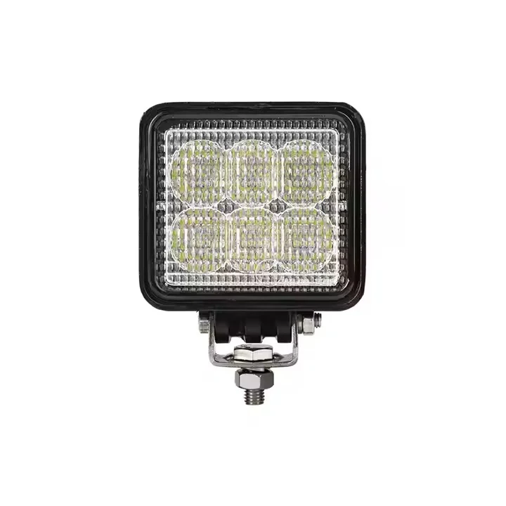 3inch 18w square LED work light LED reverse light shown from the front