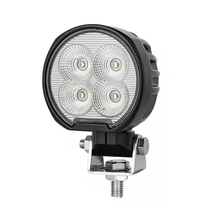 3inch 40W Round LED Work Light for Agricultural & Construction Machinery shown from the front