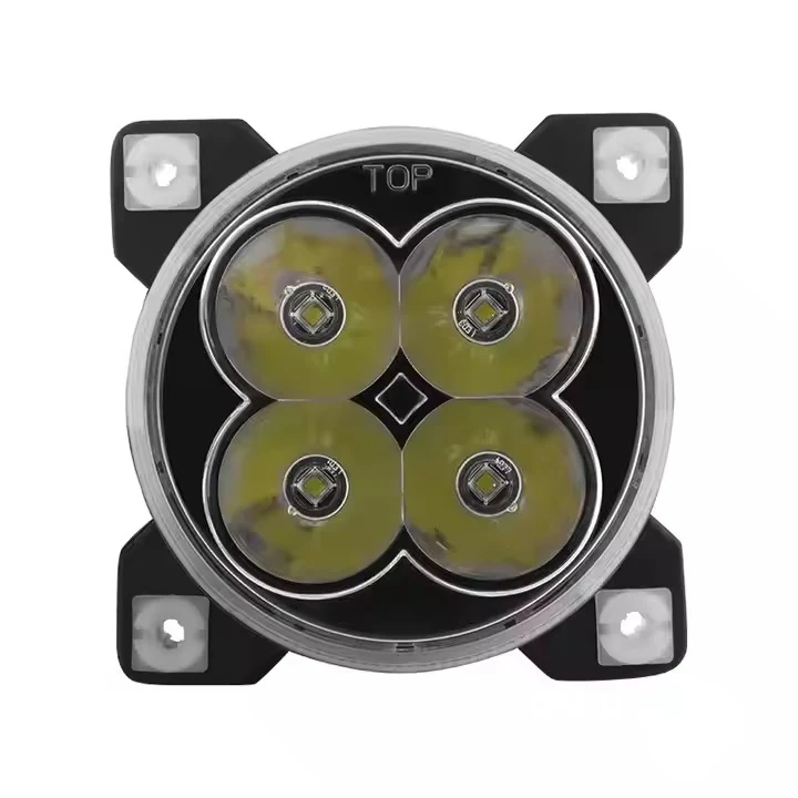 4 inch 40W 3200lm Led tractor light with Durable UV Polyester Powder Coating for Agricultural Work housing and bracket detail