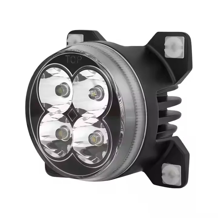 4 inch 40W 3200lm Led tractor light with Durable UV Polyester Powder Coating for Agricultural Work shown from the front