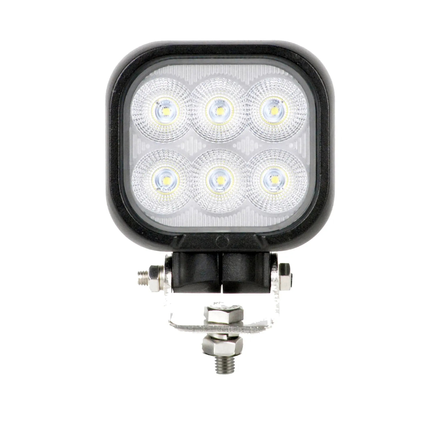 4 Inch 60W Emark New Design LED work light with rotatable bracket & Built-In DT Connector housing and bracket detail