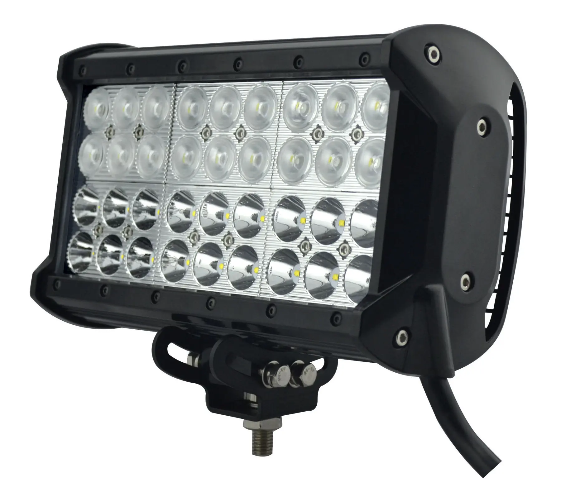 4 rows led light bar shown from the front