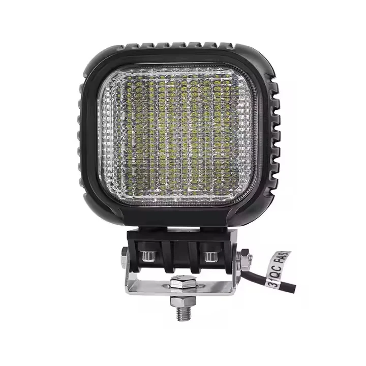 48W Emark LED work light housing and bracket detail