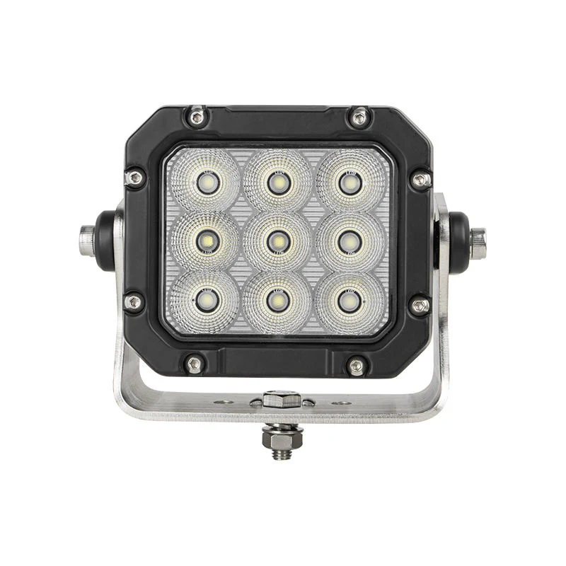 5 Inch 90W New Design for Special Vehicles,Trucks,Construction Vehicles,50G Shock Resistance R10 IP68 shown from the front