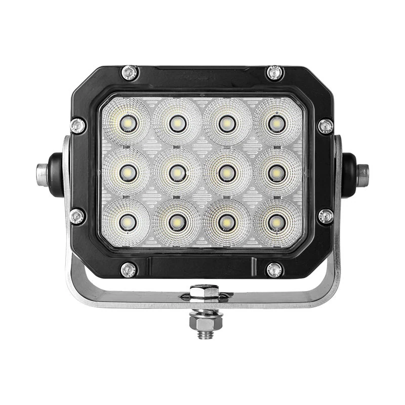6 Inch 120W New Design for Special Vehicles,Trucks,Construction Vehicles,50G Shock Resistance R10 IP68 housing and bracket detail