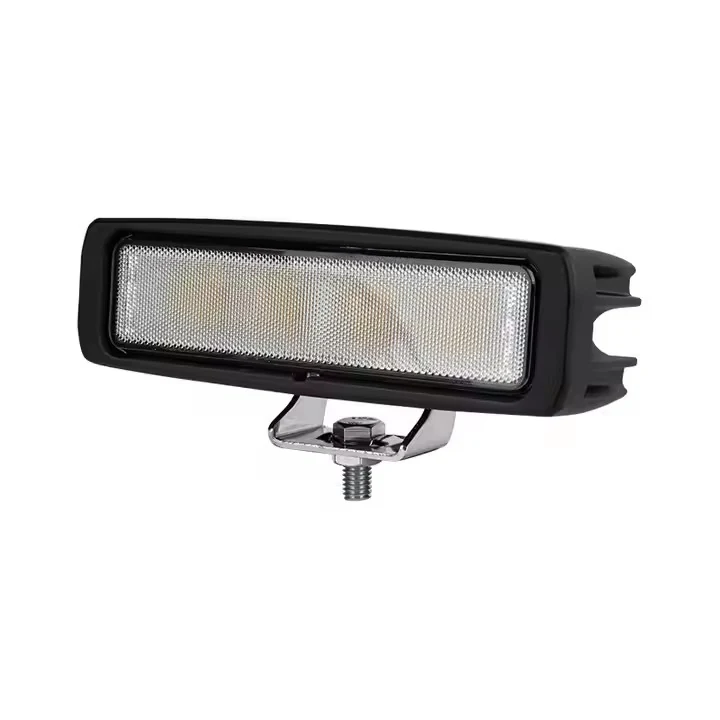 6 Inch 48W slim LED work light R10 housing and bracket detail