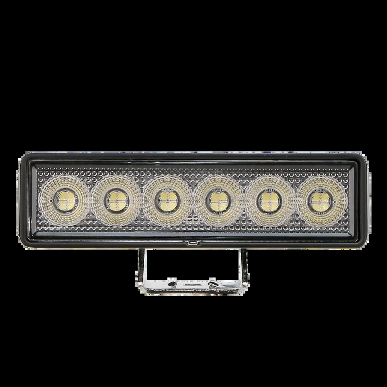 6Inch 24W 9-32V LED Work Light Powerful Output 1920lm housing and bracket detail