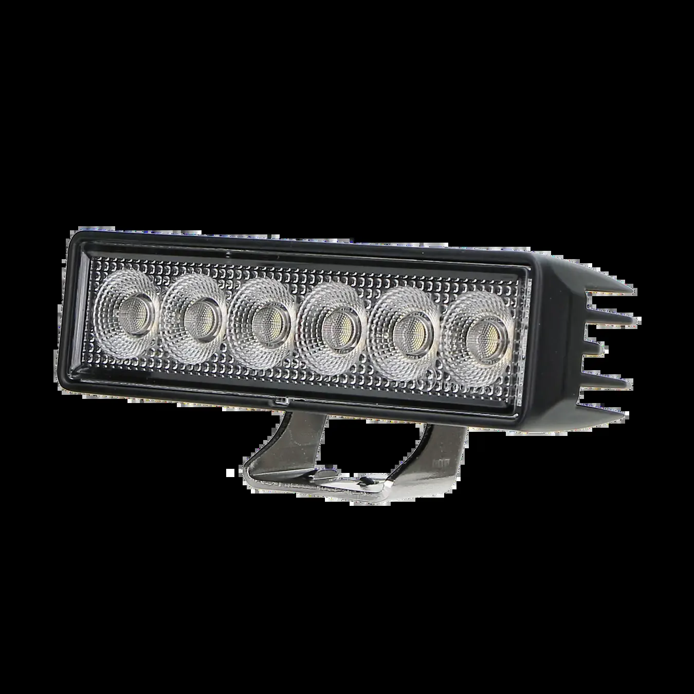 6Inch 24W 9-32V LED Work Light Powerful Output 1920lm shown from the front