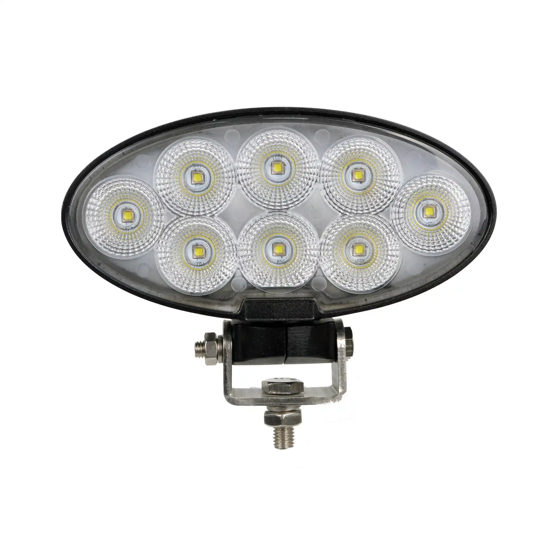 7 inch 80W Agricultural Light & Tractor Lights housing and bracket detail