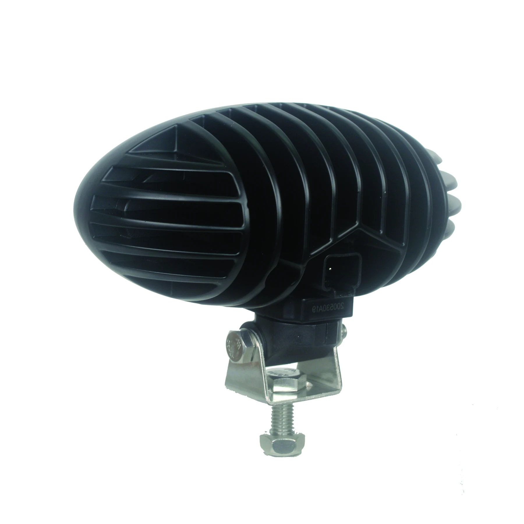 7inch 60W Oval LED work light tractor light John Deere ,Case IH,JCB beam and lens view