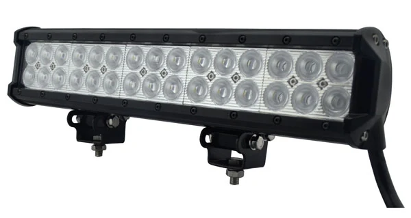 dual rows led light bar mounting and connector detail