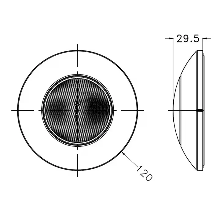 4.7 inch 18W 1440LM Led Interior Light Durable PolyLEDbonate Lens Easy to Install shown in the led scene and interior lights range