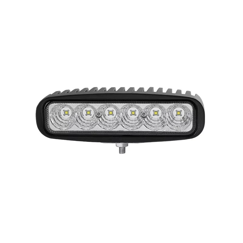 R10 R23 6inch 30W Led Work Light for Truck Trailer Tractor housing and bracket detail