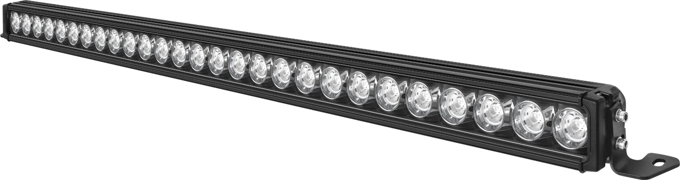 Single row 10W led light bar mounting and connector detail