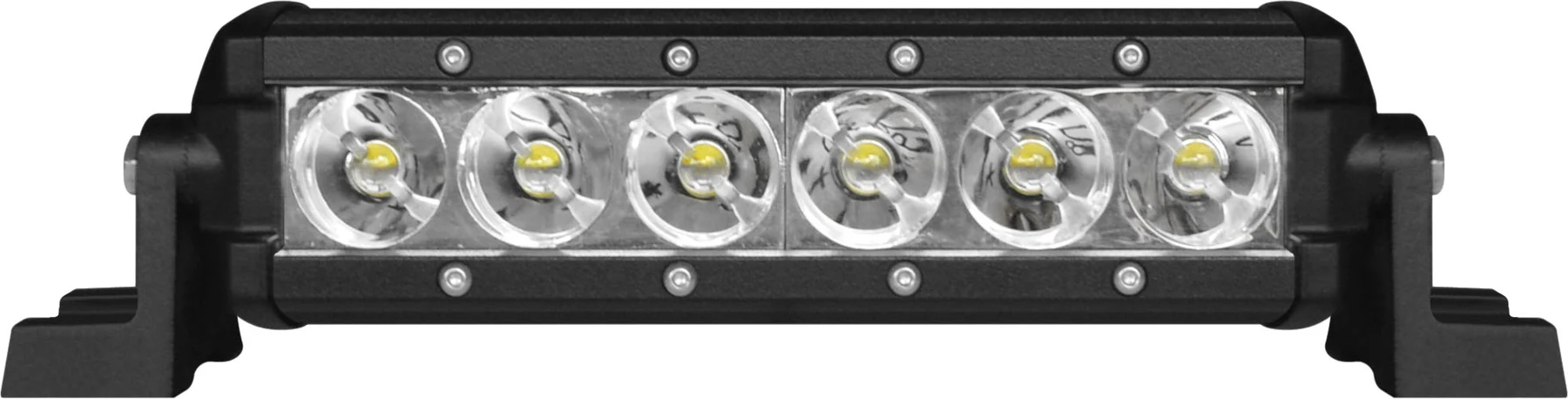 Single row led light bar shown from the front
