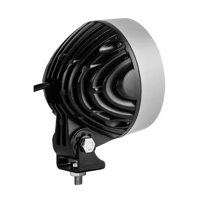 Swivel Mount New Round 60W LED Work Light Agricultural Light Tractor Light with high efficiency LED technology beam and lens view