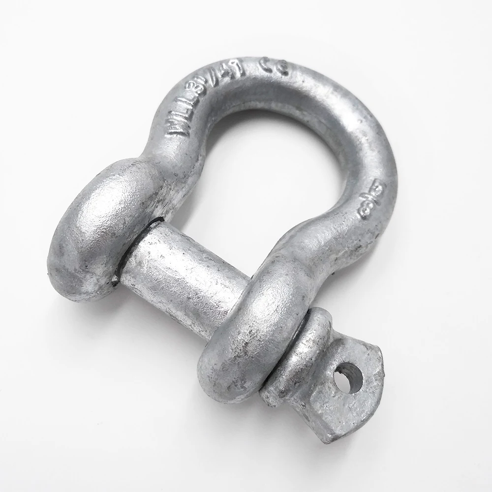 US type G209 screw pin bow shackle galvanized
