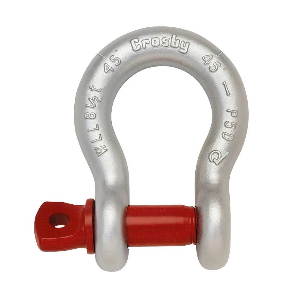 G209 screw pin shackle dimension and working load table