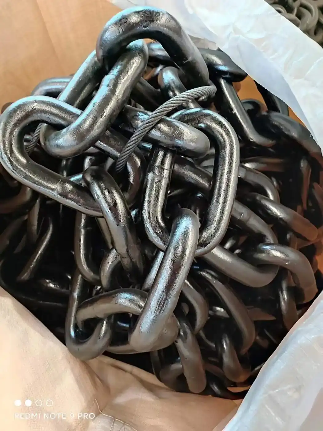 Mooring buoy chain assembly