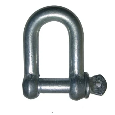 European type dee shackle with screw pin