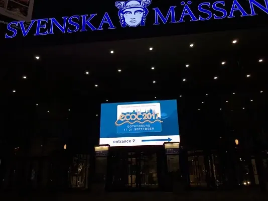 ECOC 2017 in Gothenborg, Sweden