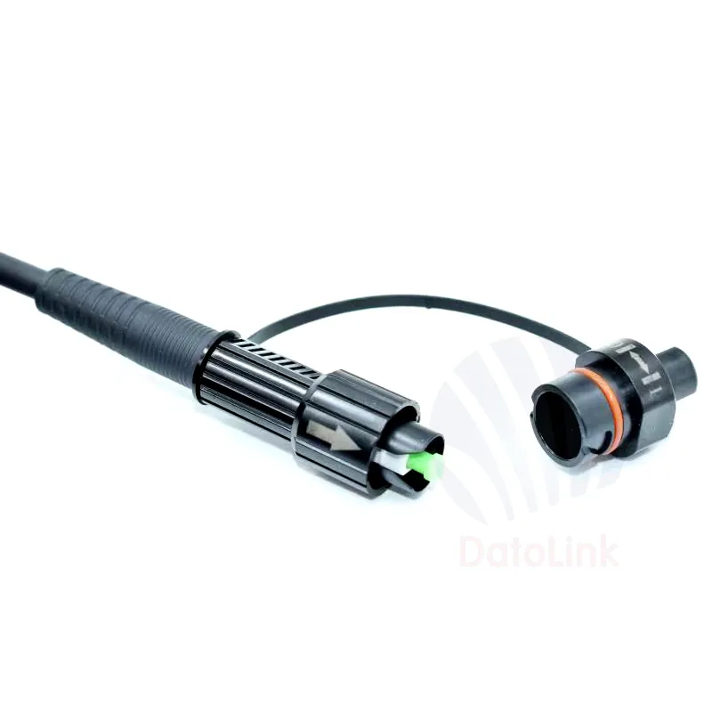 Mini SC APC Connector Waterproof Patch Cord