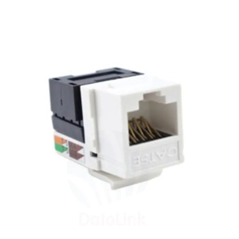 UTP,180 Degree Cat5e Keystone Jack