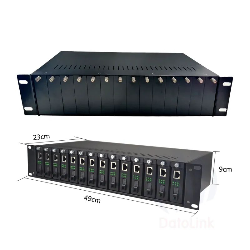 14/16 slots Media Converter Chasis