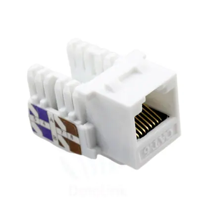 UTP,90 Degree Cat5e Keystone Jack