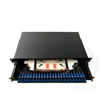 DTLPP-RS-24B-2 Slidable Rack Mounted 24 Cores Patch Panel