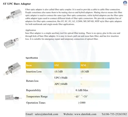 ST UPC Bare Adaptor image 6