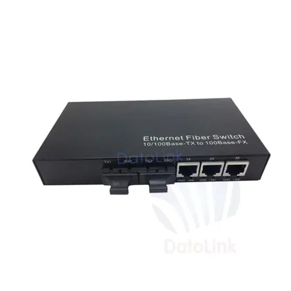 0.55/10/20/40/60/80/100km 2 Fiber to 3 UTP 10/100Mbps Ethernet Switch