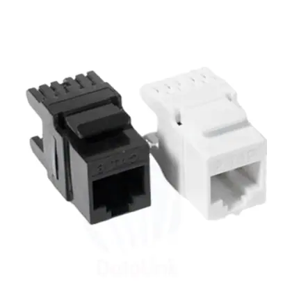 Keystone Jack, Cat6, UTP,180 Degree