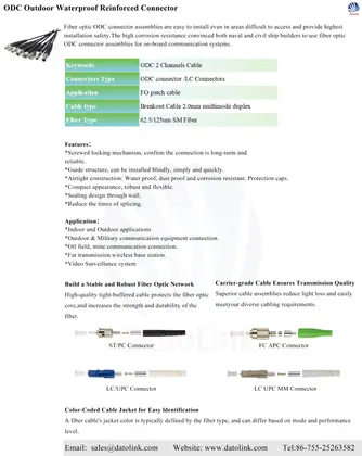 ODC Outdoor Waterproof Reinforced Connector image 2