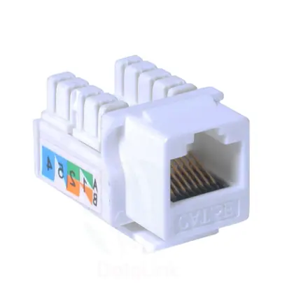 UTP,90 Degree Cat6 Keystone Jack