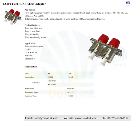 LC(F)-FC(F) DX Hybrid Adaptor image 3