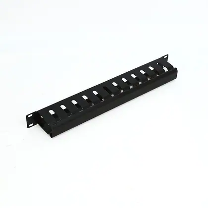 1U 12 Port Single Sided Cable Management image 2