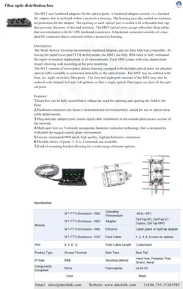 Fiber optic distribution box image 2