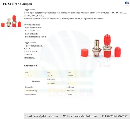 FC-ST Hybrid Adapter image 2