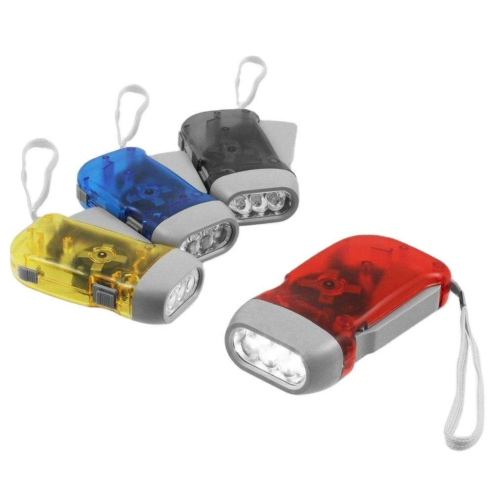 Hand Pressing Flashlight 3 LEDs product photo