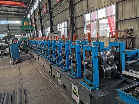 Welding machine used on fabricated components