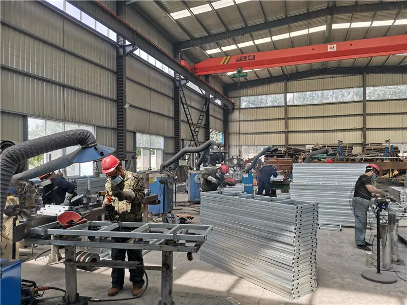 Welding workshop, used for fabricated assemblies and post components