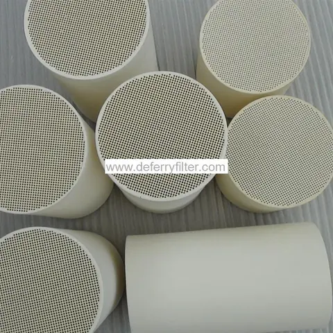 Cordierite DPF substrate view 2