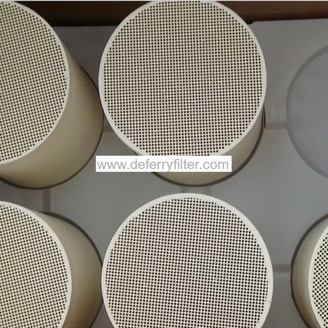 Cordierite DPF substrate view 4