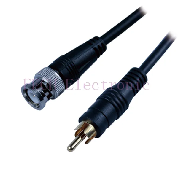 BNC Connector Plug to RCA Plug RG6 Coaxial Cable - FECH FRBR01
