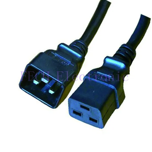 EXTENSION POWER CORD FOR C19 IEC Socket to C20 IEC Plug - FECH C19C20