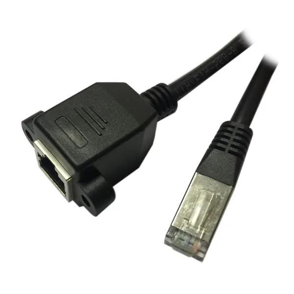 CAT.5e / CAT6 FTP Cable RJ45 Plug TO Jack + Screws - FECH FLUF12