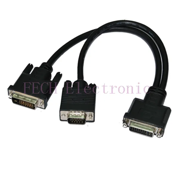 DVI(24+1)F TO M + VGA HDB15M - FECH FADY01